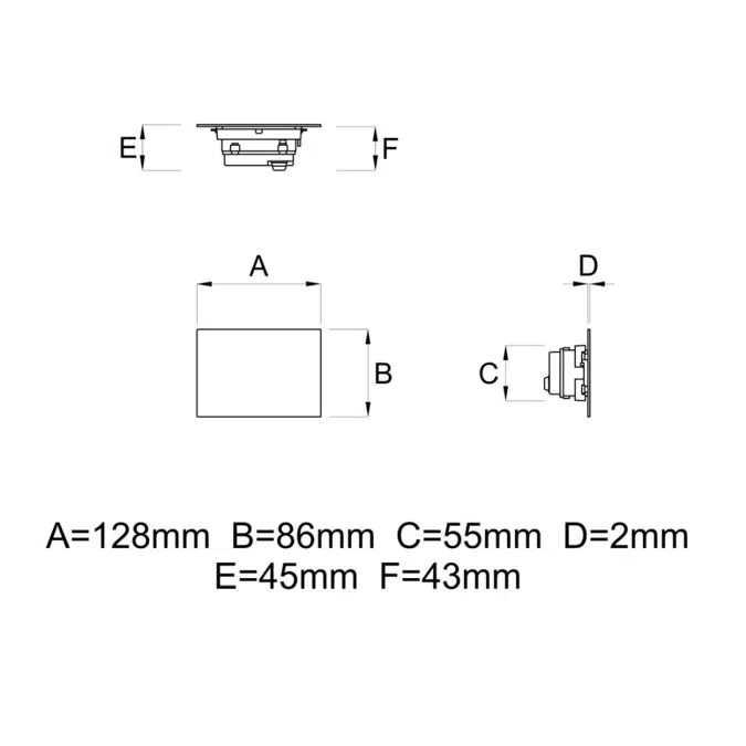 MINI GLASS - Emergency lighting luminaire