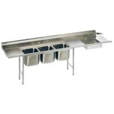 Image for Soiled Dishtables - With 3-Compartment Sink
