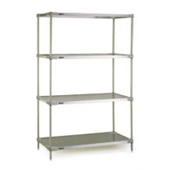 Solid Shelving, Galvanized