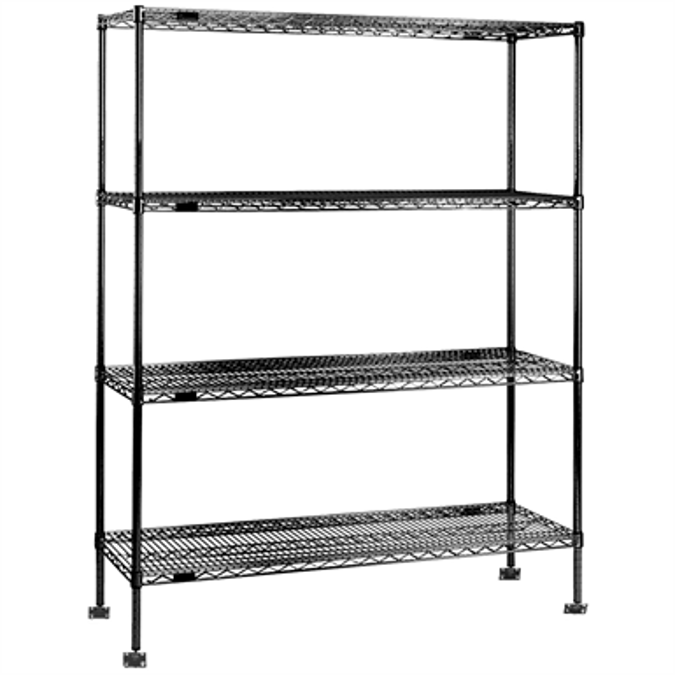 Seismic Shelving Bimobject, How To Assemble Uline Wire Shelving
