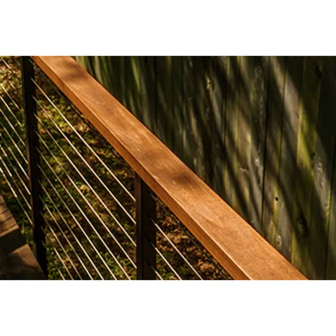 dassoXTR Epic Cognac Fence 1"x12"x6' Lumber Flush with Oversize Trim Fused Bamboo