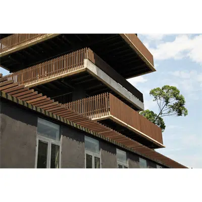 imagem para dassoXTR Classic Espresso Lumber 1"x8"x6' Lumber Flush with Oversize Trim Fused Bamboo