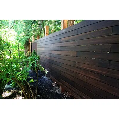 afbeelding voor dassoXTR Classic Espresso Fence 5/16" x 4" x 6.1' Pre-primed Lumber Flush Fused Bamboo