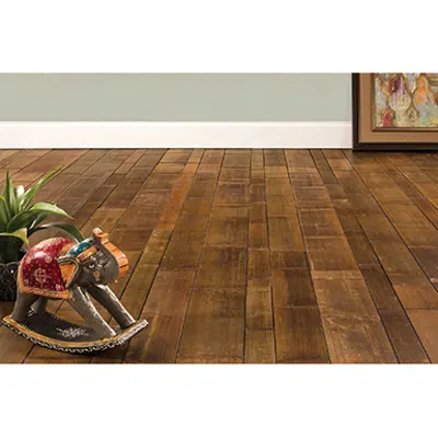 Image pour EcoTimber Bamboo Flooring Random Width Natural Unfurled Bamboo