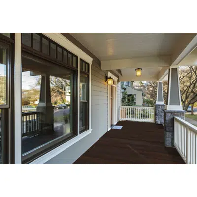 imagen para dassoXTR Classic Espresso Porch 1x4 Porch Flooring T&G Fused Bamboo (also for Interior Floors)