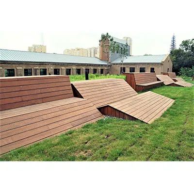 imagem para dassoXTR Epic Cognac Lumber 1"x8"x6' Pre-primed Lumber Flush with Oversize Trim Fused Bamboo