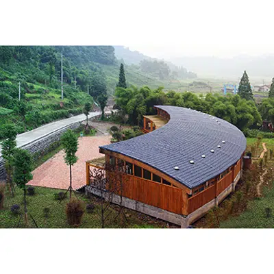 imazhi i dassoXTR Epic Cognac RainClad Siding 1x6  Shiplap Fused Bamboo