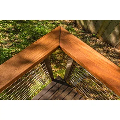 dassoXTR Epic Cognac Fence 1"x8"x6' Pre-primed Lumber Flush with Oversize Trim Fused Bamboo图像