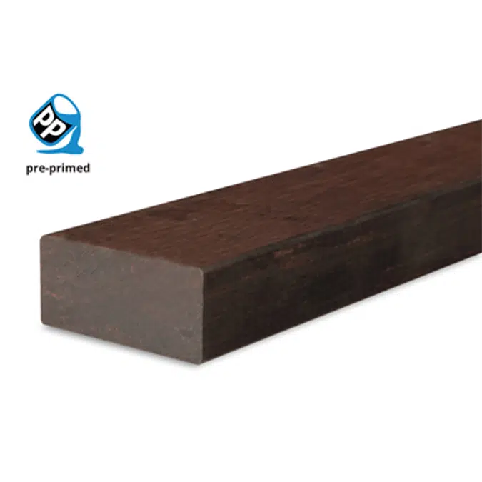 dassoXTR Classic Espresso Millwork Lumber 1-1/2" x 3" x 6.1' Pre-primed Lumber Flush Fused Bamboo