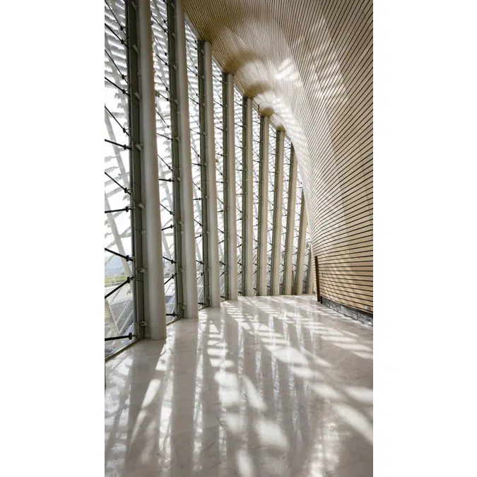 EcoTimber Dasso bamboo and aluminum linear panel