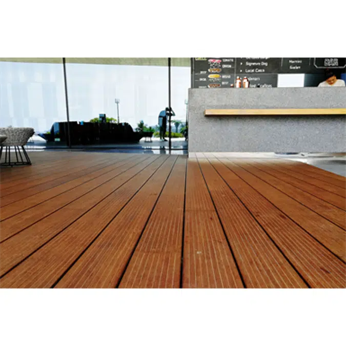 dassoXTR Epic Cognac Porch 1x4 Porch Flooring T&G Fused Bamboo (also for Interior Floors)