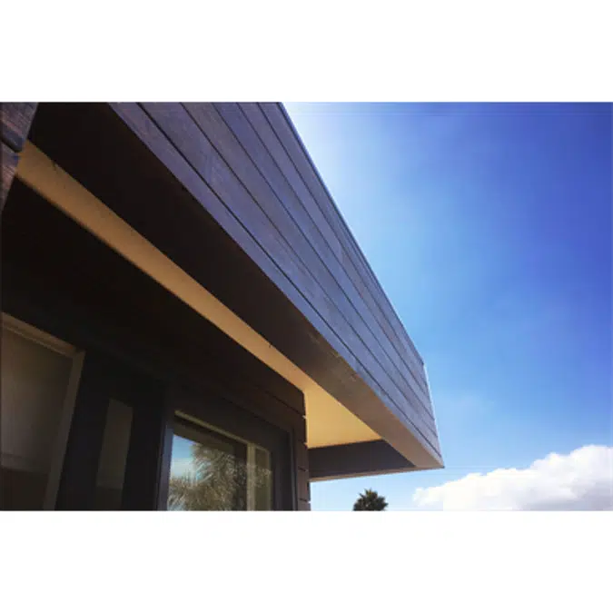 dassoXTR Classic Espresso Shiplap 4" Soffit Shiplap - Fused Bamboo