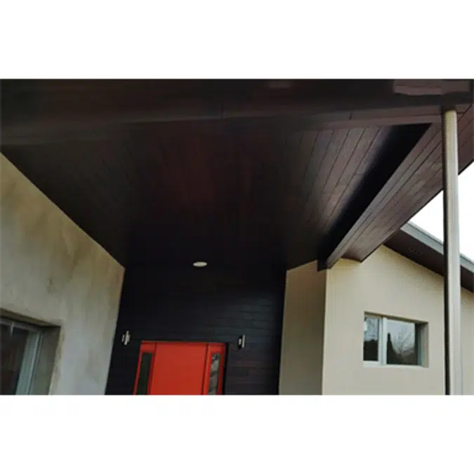 dassoXTR Classic Espresso Shiplap 4" Soffit Shiplap - Fused Bamboo