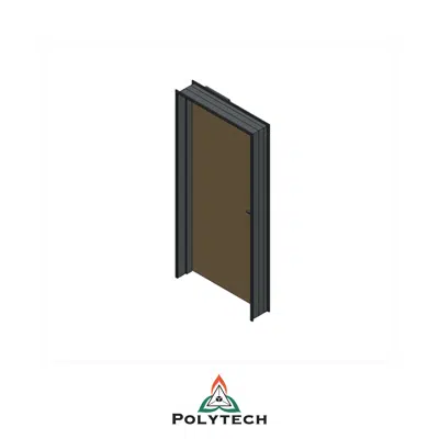 Image for Bloc-porte 1 vantail sur huisserie métallique pour cloison