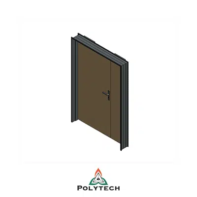 imagen para Bloc-porte 2 vantaux sur huisserie métallique pour cloison