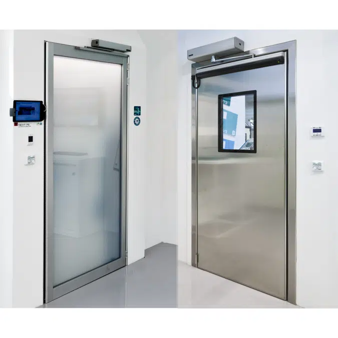 Label HB-B150 Automatische, einfach abgedichtete Flügeltür