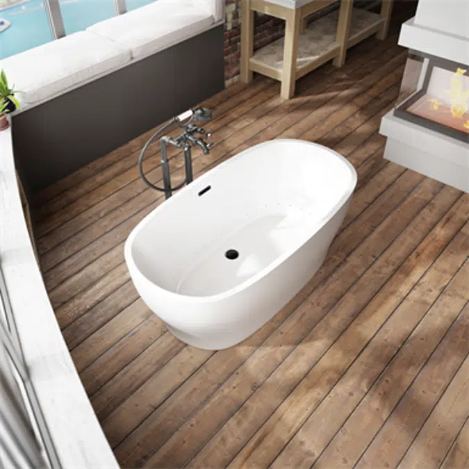 Vibe Oval 5830 - Therapeutic Bath - Freestanding