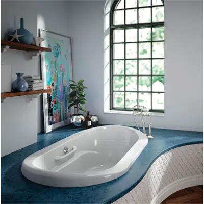 Image for Amma Oval 72" x 42" x 22", Therapeutic Bath, Drop-in & Undermount