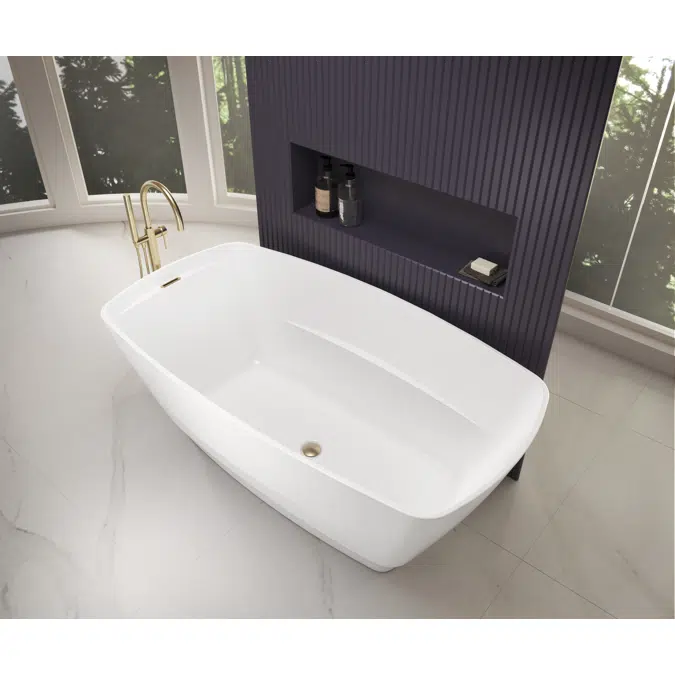 Opus 6434 - Bath made with FineStone® Solid Surface