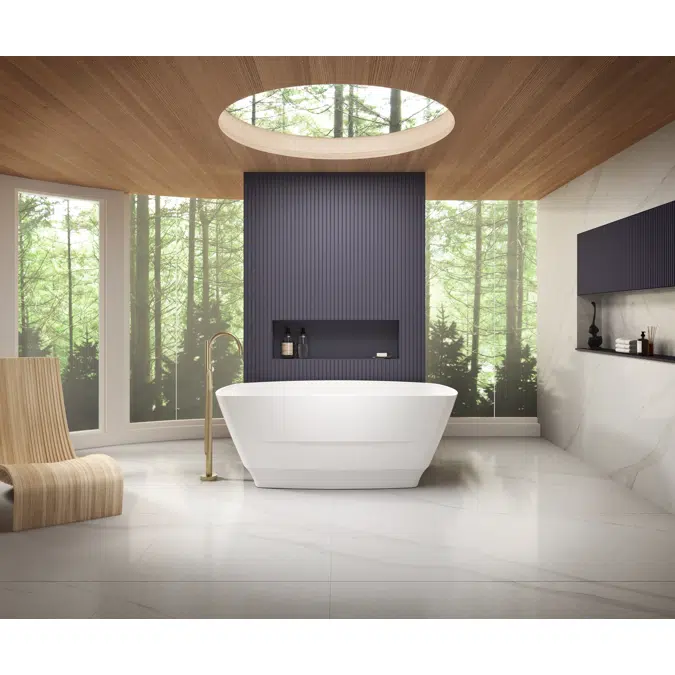 Opus 6434 - Bath made with FineStone® Solid Surface