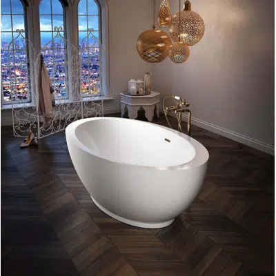 afbeelding voor Opalia 6839 - Oblique Ellipse - Right 68" x 39", Therapeutic Bath, Freestanding