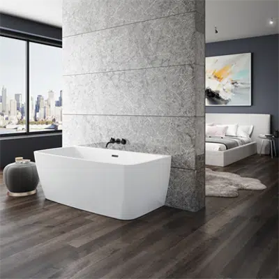 bild för Vibe Back To Wall 5828 Therapeutic Bath - Freestanding