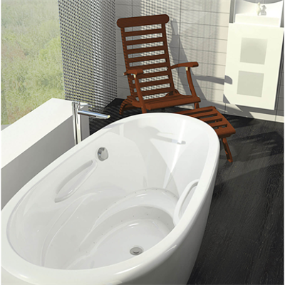 Image for Essencia Oval 72" x 36" x 27", Therapeutic Bath, Freestanding