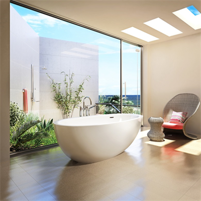 bild för Essencia Design 72" x 36" x 24", Therapeutic Bath, Freestanding