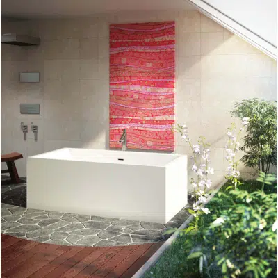 Nokori 69" x 35" x 24", Therapeutic Bath, Freestanding için görüntü