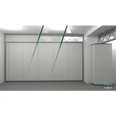 billede til Model 2030 w/ Unispan U900 Operable Walls - 3" Hinged Pairs Operation