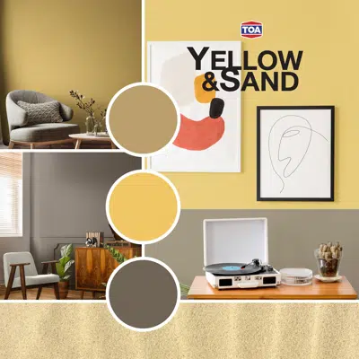 Image for TOA Paint Color Yellow-and-Sand