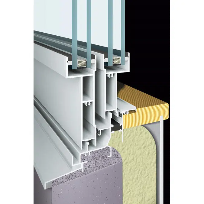 Building windows and doors_EXIMA32_Sliding_RC frame