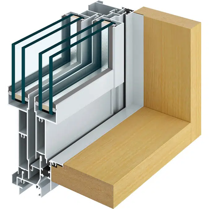 Building windows and doors_EXIMA32_Sliding_RC frame