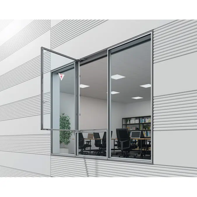 Building windows and doors_SYSTEMA 31_Flush frame