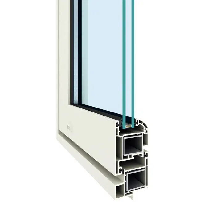 Building windows and doors_EXIMA37_Flush frame