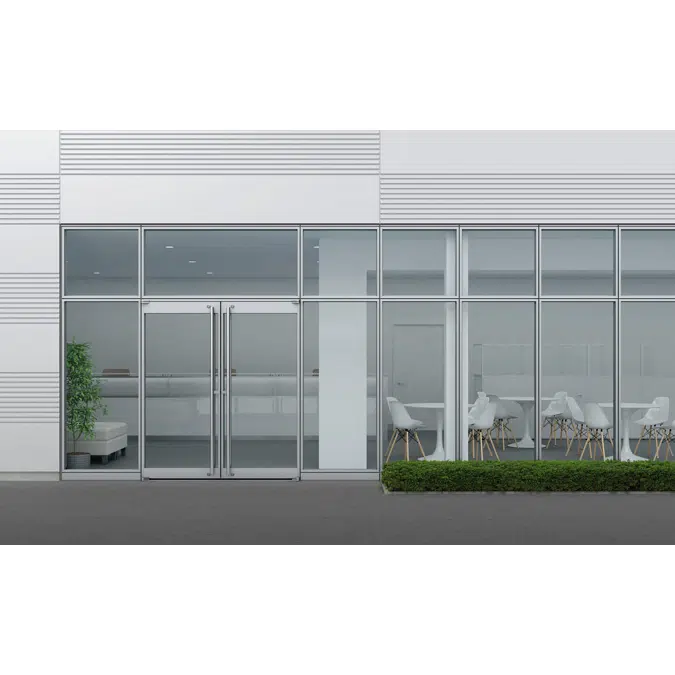 Building entrance products_SYSTEMA31e_Flush frame