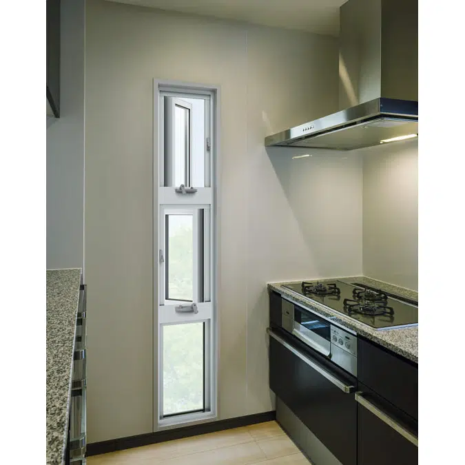 Building windows and doors_EXIMA31_Projected_Steel frame, Semi-outset type