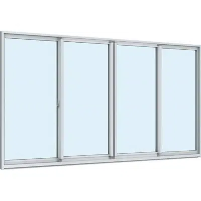 Image for Building windows and doors_EXIMA31_Sliding_RC-frame_4-panel sliding window