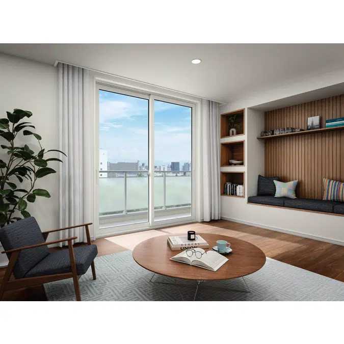 Building windows and doors_EXIMA77_Flush frame