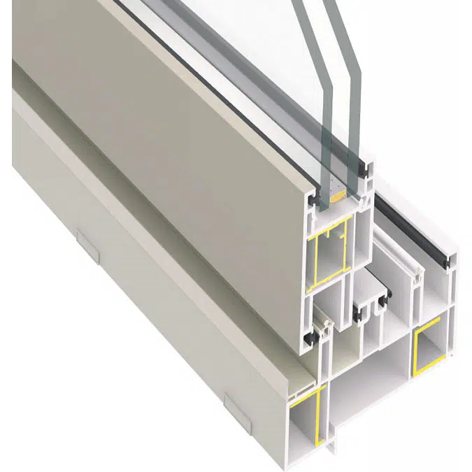 Building windows and doors_EXIMA77_Flush frame