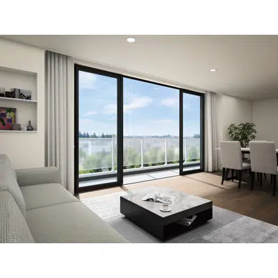 Image for Building windows and doors_EXIMA31_Sliding_Steel frame, Semi-outset type