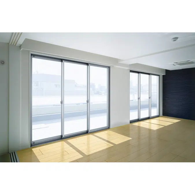 Building windows and doors_EXIMA31_Sliding_Steel frame, Semi-outset type