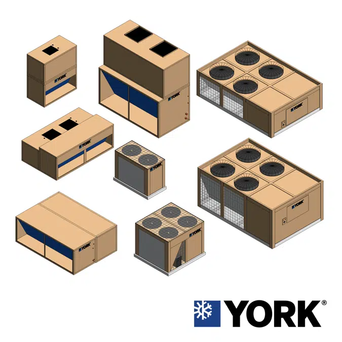 YORK® Commercial Split Systems 7-50 Tons
