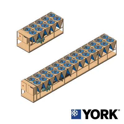 изображение для YORK® YVAA Air-Cooled Screw Chiller, 150 ton to 575 ton