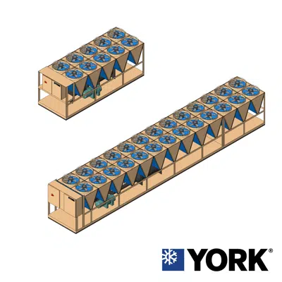 Image for YORK® YVAA Air-Cooled Screw Chiller, 150 ton to 575 ton