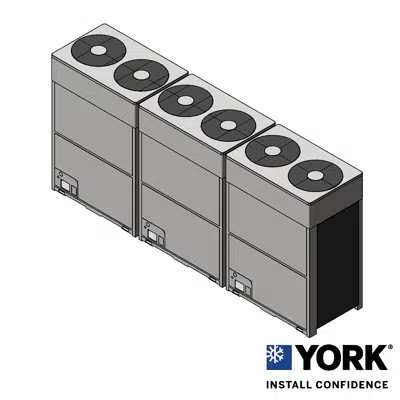 YORK® VRF Gen II 32-36 Ton Outdoor Unit Variable Refrigerant Flow Heat Pump için görüntü