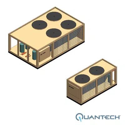 QCC2 Air-Cooled Scroll Condensing Unit, CAPACITY : 15-80 TR by Quantech için görüntü
