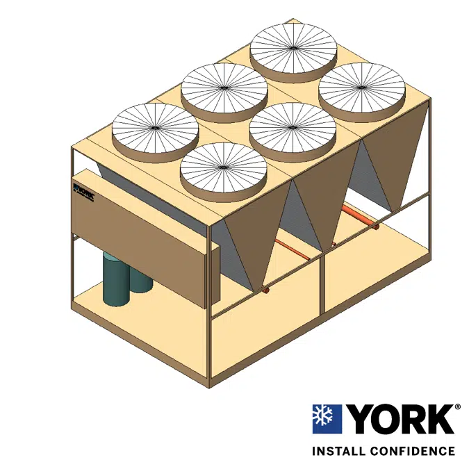 YORK® YLUA Air-cooled Scroll Condensing Unit 80-160 TR (280-560 kW)