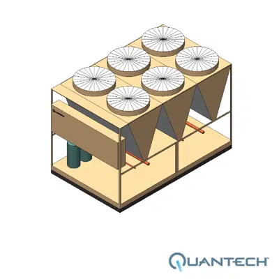 billede til QCC3 Air-Cooled Scroll Condensing Unit, CAPACITY : 80-160 TR by Quantech