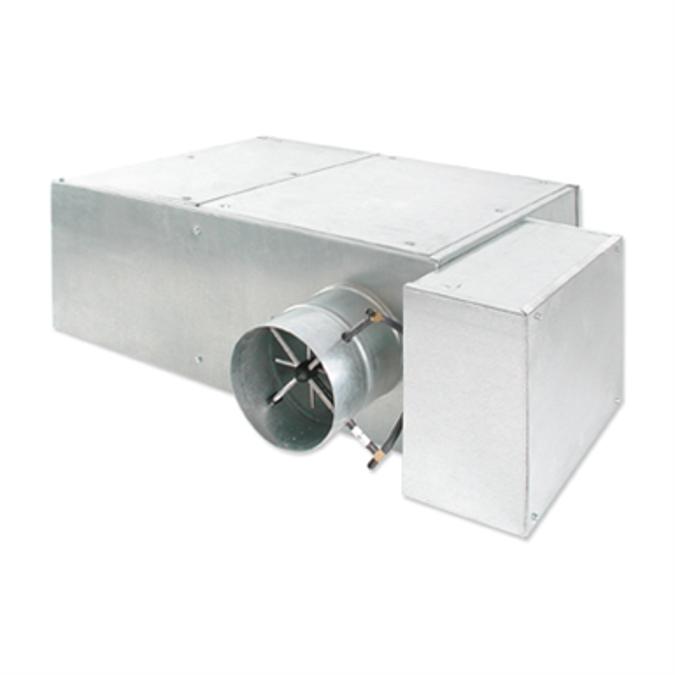 BIM objects Free download! VAV Terminals, TVL Series Parallel Fan